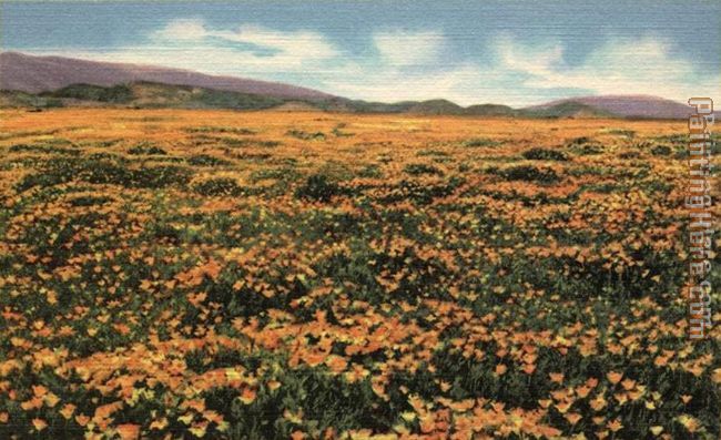 A Field of Californian Poppies painting - Claude Monet A Field of Californian Poppies art painting